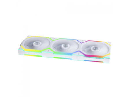 Cooler Para Gabinete Lian Li Uni Fan SL Wireless LCD, ARGB, 120mm, Com Tela, White, 12SLLCD1W1W