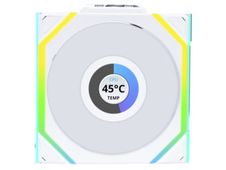 Cooler Para Gabinete Fortrek Frosty, Rainbow, 120mm, Preto, FROSTY PT