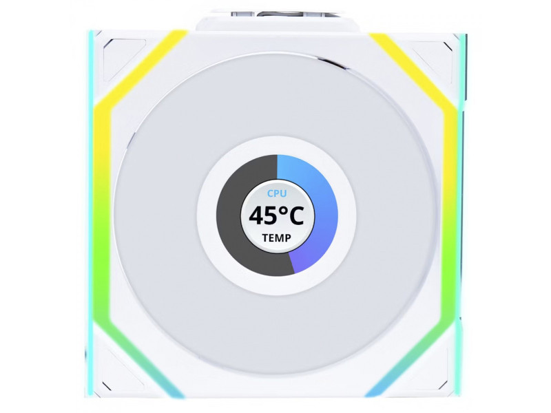 Cooler Para Gabinete Fortrek Frosty, Rainbow, 120mm, Preto, FROSTY PT