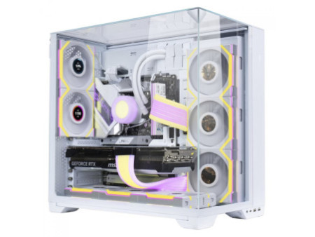 Cooler Para Gabinete Fortrek Frosty, Rainbow, 120mm, Preto, FROSTY PT