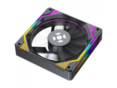 Cooler Para Gabinete Fortrek Frosty, Rainbow, 120mm, Branco, FROSTY BR