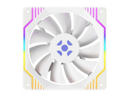 Kit Fan Com 3 Unidades Thermaltake Swafan Ex12, ARGB, 120mm, PWM, Branco, CL-F169-PL12SW-A