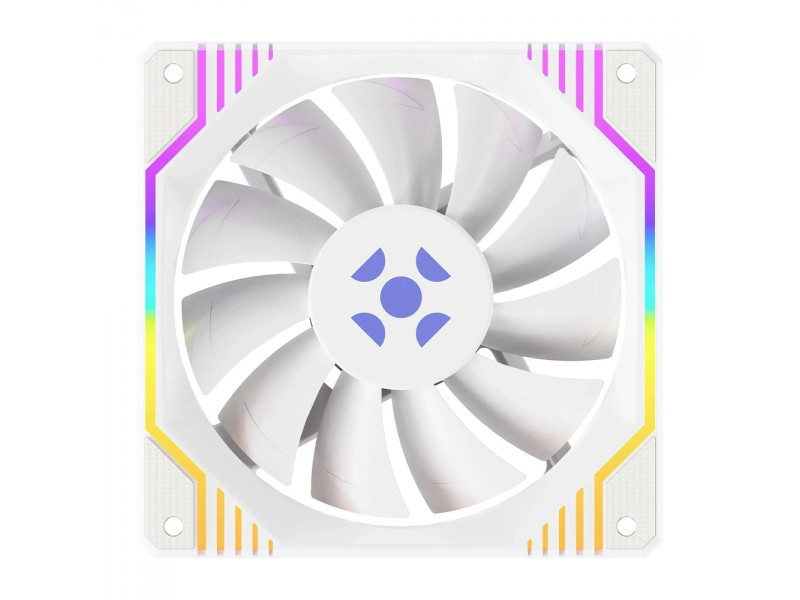 Kit Fan Com 3 Unidades Thermaltake Swafan Ex12, ARGB, 120mm, PWM, Branco, CL-F169-PL12SW-A