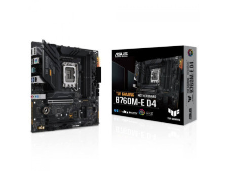 Placa Mãe Asus TUF Gaming B760M-E D4, Chipset B760, Intel LGA 1700, mATX, DDR4, 90MB1E90-M1EAY0