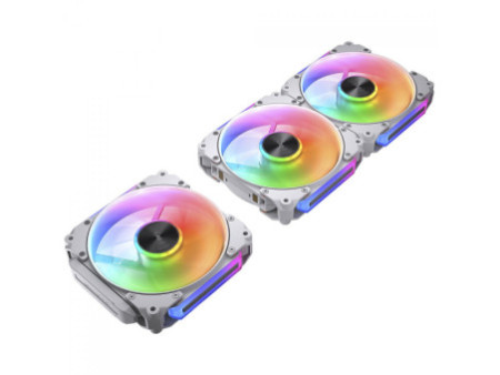 Kit Fan Com 3 Unidades Cougar Apolar, 120mm, ARGB, PWM, Preto, 3MAPR12A3.0001