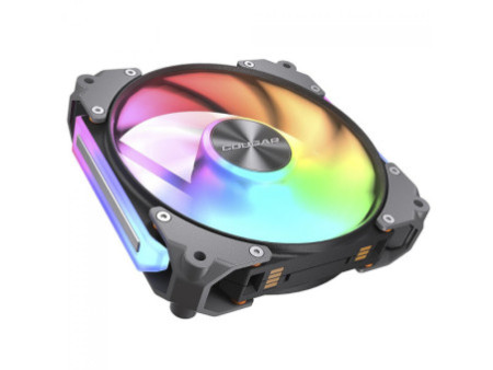 Kit Fan 240mm NZXT F240 RGB Core, 2 Ventoinhas De 120mm, Single-Frame, Branco, RF-U24HF-W1