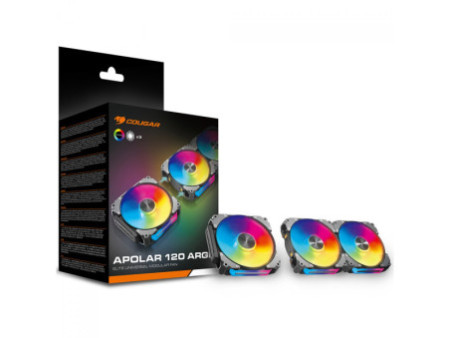 Kit Fan 240mm NZXT F240 RGB Core, 2 Ventoinhas De 120mm, Single-Frame, Branco, RF-U24HF-W1