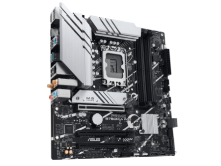 Placa Mãe Asus PRIME B760M-A WIFI, Chipset B760, Intel LGA 1700, mATX, DDR5, 90MB1EL0-M1EAY0