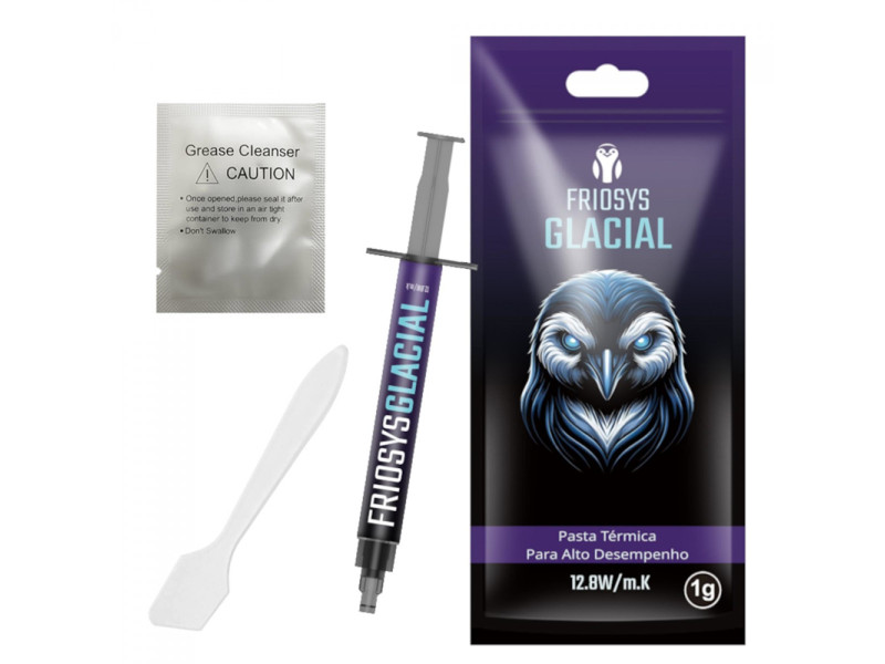 Pasta Térmica Friosys Glacial 2G, 12.8W/mK, FSYGCL2G