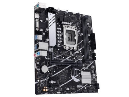 Placa Mãe Asus PRIME B760M-K D4, Chipset B760, Intel LGA 1700, mATX, DDR4, 90MB1DS0-M1EAY0
