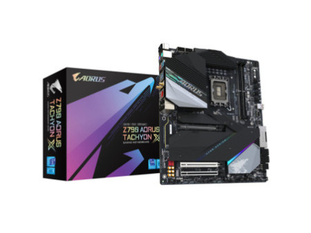 Placa Mãe Gigabyte Z790 AORUS TACHYON X, Chipset Z790, WIFI, Intel LGA 1700, E-ATX, DDR5