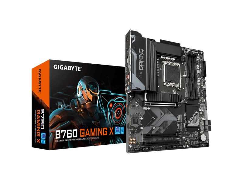 Placa Mãe Gigabyte B760 Gaming X, Chipset B760, Intel LGA 1700, ATX, DDR5