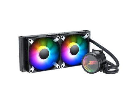 Water Cooler Montech HyperFlow Silent, 360mm, Intel-AMD, PWM, Preto