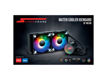 Water Cooler Montech HyperFlow Silent, 360mm, Intel-AMD, PWM, Preto
