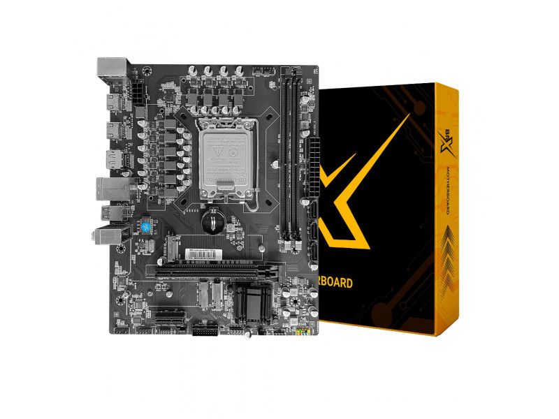 Placa Mãe BRX H610, Chipset H610, Intel LGA 1700, mATX, DDR4, PM-H6101700