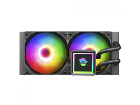 Water Cooler Gamer Ninja Yuki, ARGB, 360mm, Intel-AMD, Controladora, Black, GN-WC-YK360RB