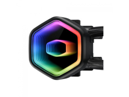 Water Cooler Cooler Master MasterLiquid 360 Core II, ARGB, 360mm, Intel-AMD, Black, MLW-D36M-A18PA-R1