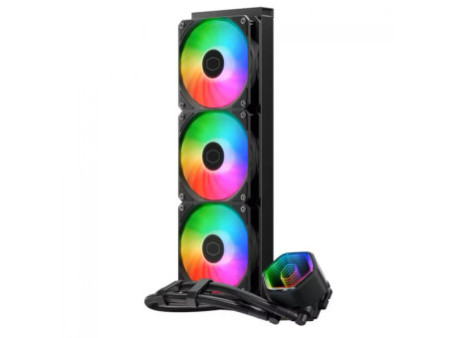 Water Cooler Cooler Master MasterLiquid 360 Core II, ARGB, 360mm, Intel-AMD, White, MLW-D36M-A18PA-RW