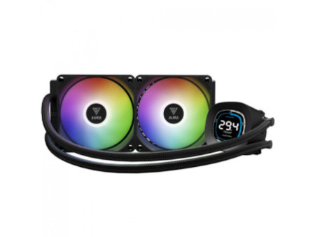 Water Cooler DeepCool Mystique 240 WH, 240mm, Display LCD, Intel-AMD, Branco, R-LX240-WHDSNMP-G-1