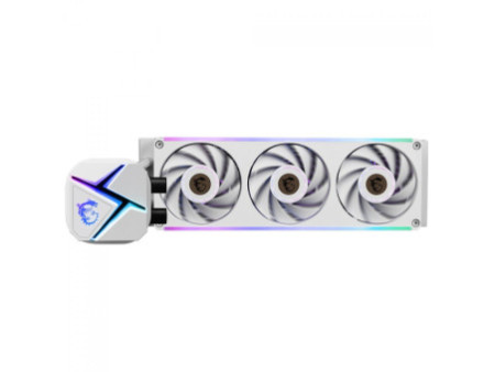 Water Cooler MSI MAG Coreliquid E240 White, ARGB, 240mm, Intel-AMD, Branco