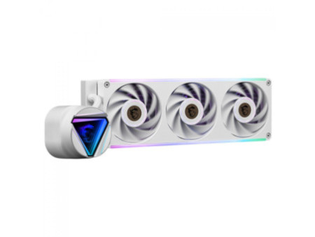 Water Cooler MSI MAG Coreliquid E240 White, ARGB, 240mm, Intel-AMD, Branco