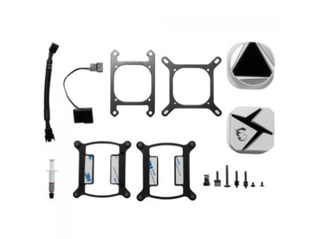 Water Cooler MSI MAG Coreliquid E240 White, ARGB, 240mm, Intel-AMD, Branco
