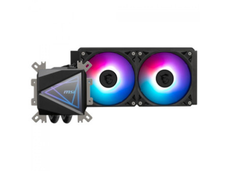 Water Cooler Gamdias Chione E4-420, ARGB, 420mm, Display Digital, Intel-AMD, PWM, Preto
