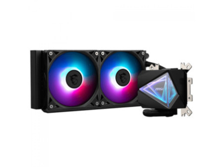 Water Cooler Gamdias Chione E4-420, ARGB, 420mm, Display Digital, Intel-AMD, PWM, Preto