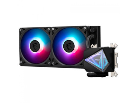 Water Cooler Gamdias Chione E4-420, ARGB, 420mm, Display Digital, Intel-AMD, PWM, Preto