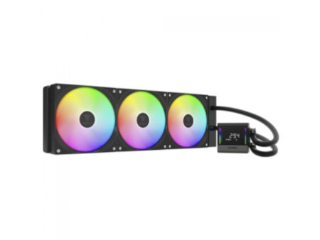 Water Cooler Thermaltake Toughliquid Ultra, RGB, 280mm, Display LCD, Intel-AMD, Preto, CL-W371-PL14SW-A