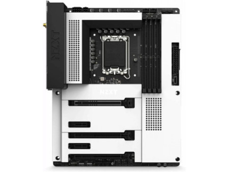 Placa Mãe NZXT Z790 N7 WIFI, White, Chipset Z790, Intel LGA 1700, ATX, DDR5, N7-Z79XT-W1