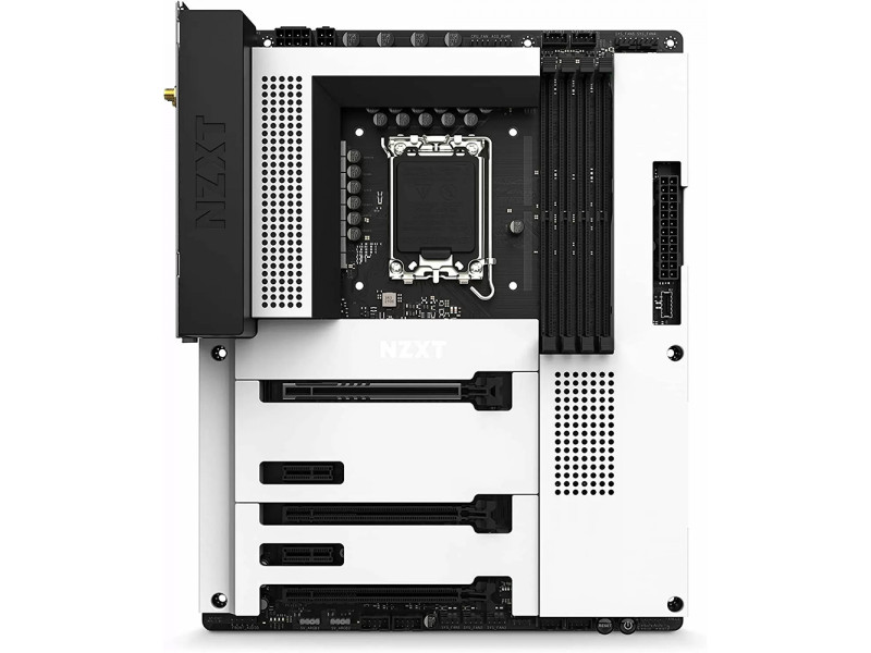 Placa Mãe NZXT Z790 N7 WIFI, White, Chipset Z790, Intel LGA 1700, ATX, DDR5, N7-Z79XT-W1