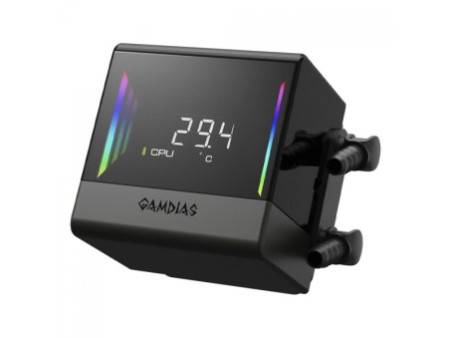 Water Cooler Thermaltake Toughliquid Ultra, RGB, 280mm, Display LCD, Intel-AMD, Preto, CL-W371-PL14SW-A