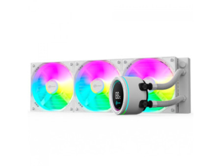 Water Cooler Kalkan Iota 360 ARGB, 360mm, Intel-AMD, Preto, KLK00046