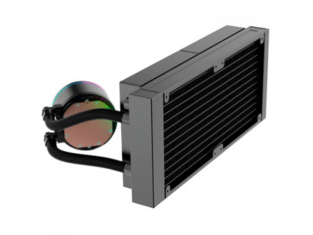Water Cooler Kalkan Alpha 360 ARGB, 360mm, Com Display, Intel-AMD, Preto, KLK00048