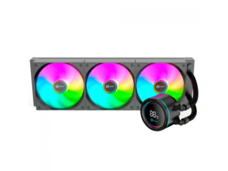 Water Cooler Kalkan Delta 240 ARGB, 240mm, Wireless, Intel-AMD, Preto, KLK00050