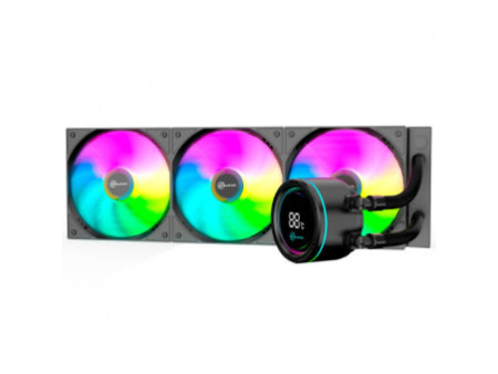 Water Cooler Kalkan Delta 240 ARGB, 240mm, Wireless, Intel-AMD, Preto, KLK00050