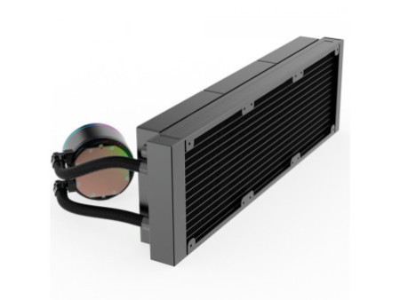 Water Cooler Kalkan Delta 240 ARGB, 240mm, Wireless, Intel-AMD, Preto, KLK00050