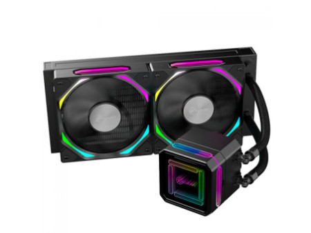 Water Cooler Kalkan Delta 360 ARGB, 360mm, Wireless, Intel-AMD, Preto, KLK00051