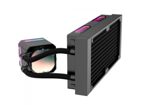 Water Cooler Kalkan Delta 360 ARGB, 360mm, Wireless, Intel-AMD, Preto, KLK00051