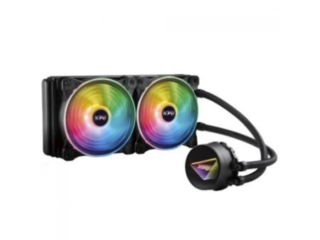 Water Cooler Thermaltake TH240 V2 Ultra EX, ARGB, Display LCD, 240mm, Intel-AMD, Preto, CL-W414-PL12SW-A
