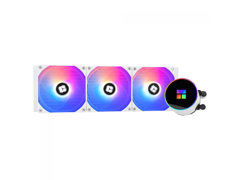 Water Cooler Montech HyperFlow Silent, 360mm, Intel-AMD, PWM, Branco