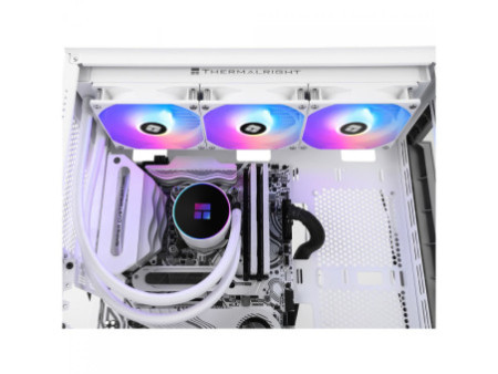Water Cooler Montech HyperFlow Silent, 360mm, Intel-AMD, PWM, Branco