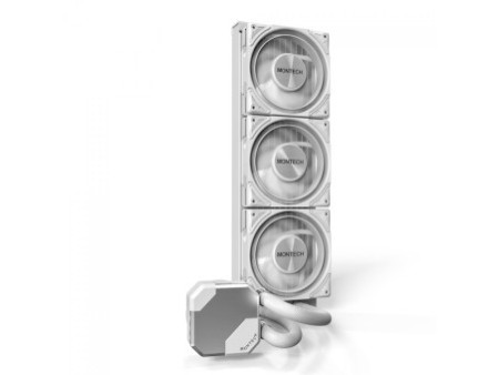 Water Cooler Montech HyperFlow Silent, 240mm, Intel-AMD, PWM, Branco
