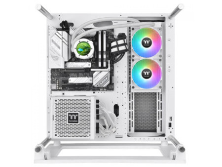 Water Cooler Thermaltake TH240 V2 Ultra, ARGB, Display LCD, 240mm, Intel-AMD, Preto, CL-W383-PL12SW-A