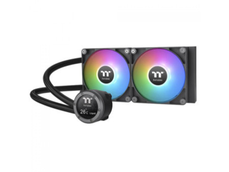 Water Cooler Thermaltake TH280 V2 Ultra EX Snow, ARGB, Display LCD, 280mm, Intel-AMD, Branco, CL-W427-PL14SW-A