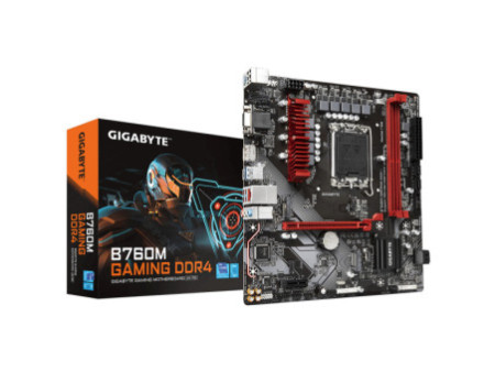 Placa Mãe Gigabyte B760M Gaming DDR4, Chipset B760, Intel LGA 1700, MATX, DDR4