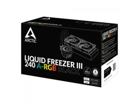 Water Cooler Arctic Liquid Freezer III 240, ARGB, 240mm, Intel-AMD, White, ACFRE00150A