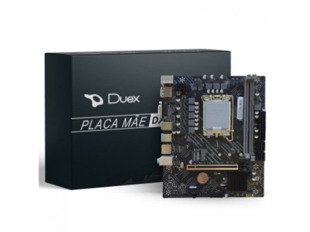 Placa Mãe Duex DX-H610ZG M2, Chipset H610, Intel LGA 1700, MATX, DDR4