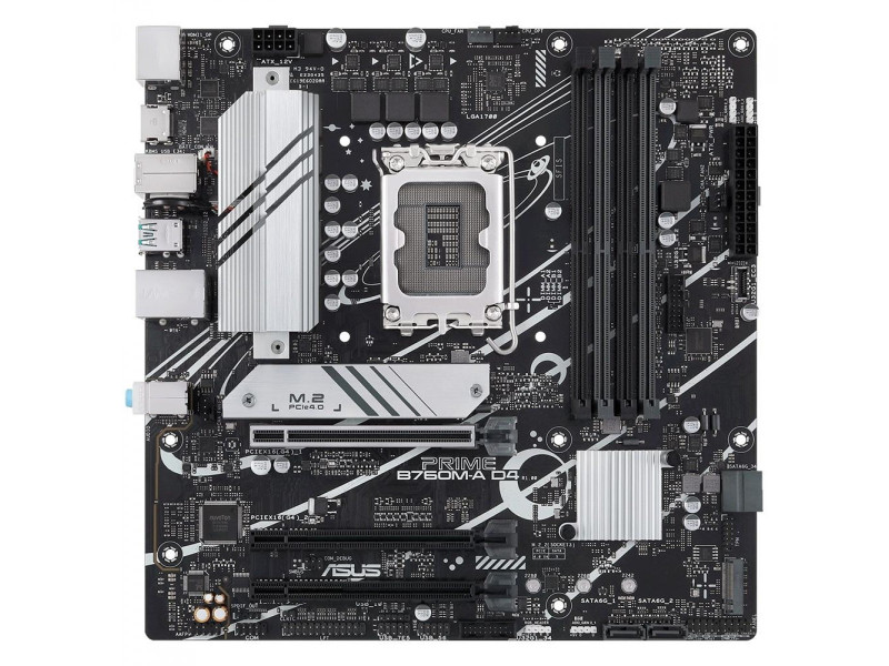Placa Mãe Asus PRIME B760M-A D4, Chipset B760, Intel LGA 1700, mATX, DDR4, 90MB1D00-M0EAY0